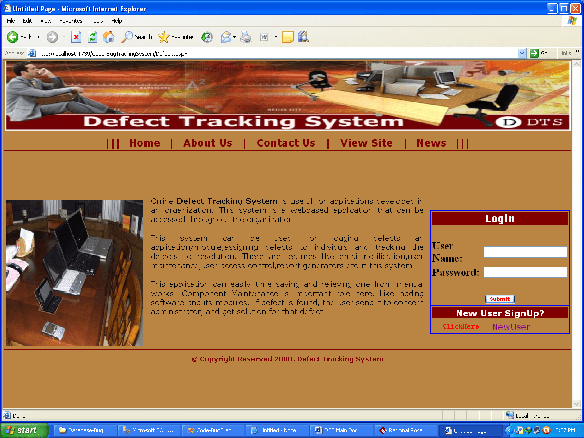 Online Defect Tracking System Project Source Code And Project Report