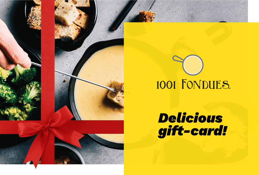 Online gift card 1001 Fondues