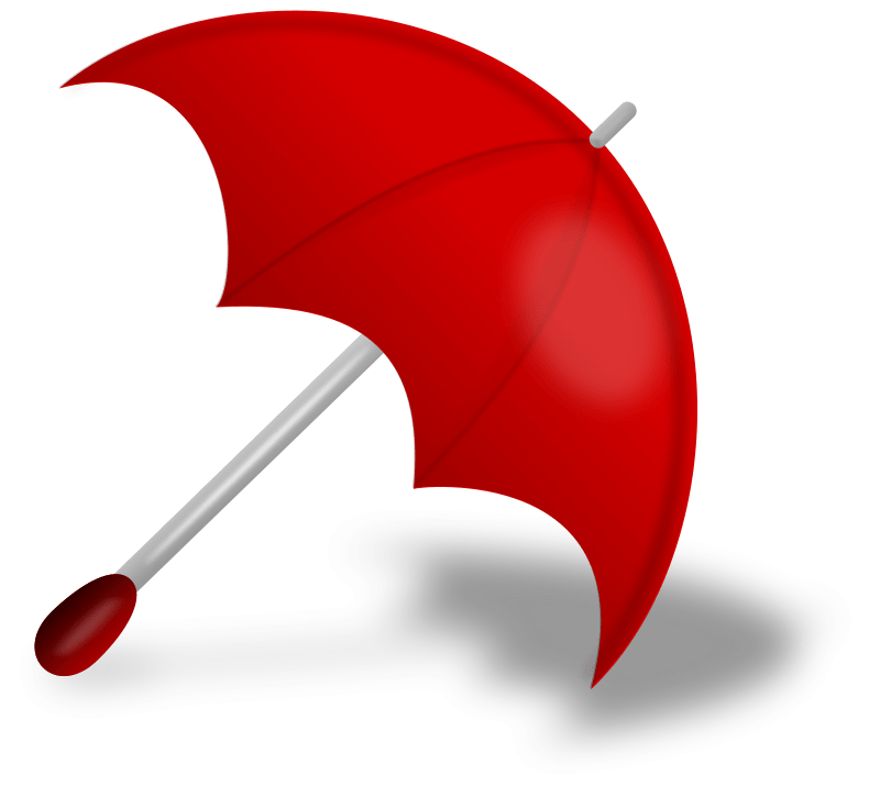 Free Clipart Umbrella (Red) gsagri04