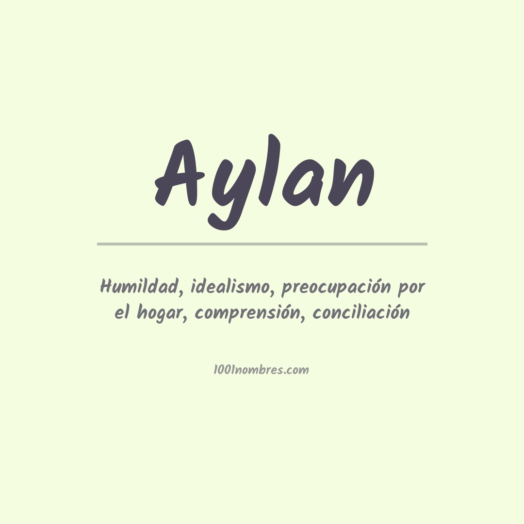 Significado del nombre Aylan