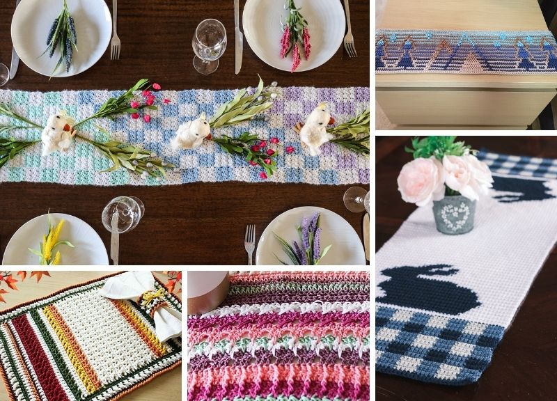 Colorful Beautiful Crochet Table Runners 1001 Patterns