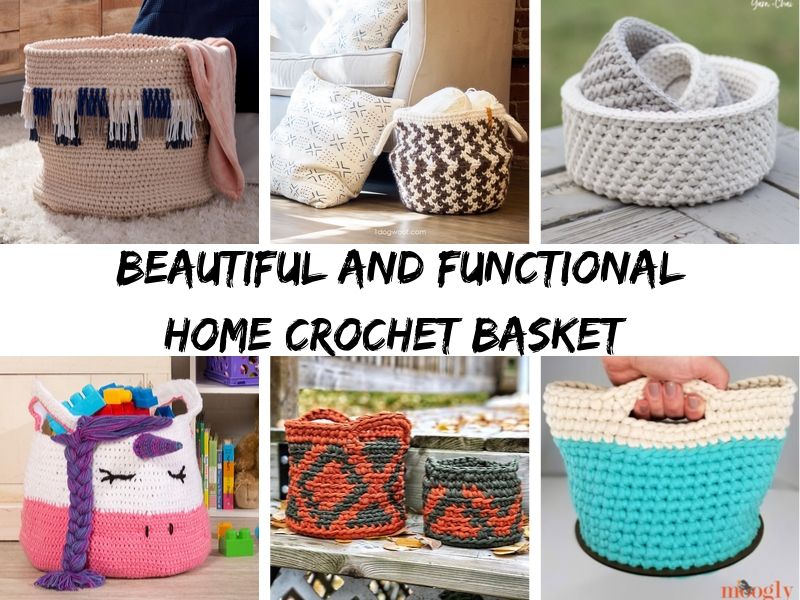Sturdy Crochet Baskets