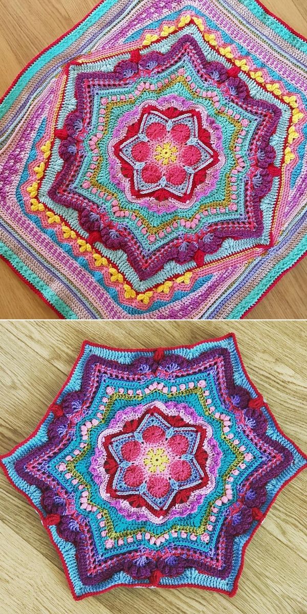Cosmic CAL Ideas and Free Crochet Pattern 1001 Patterns