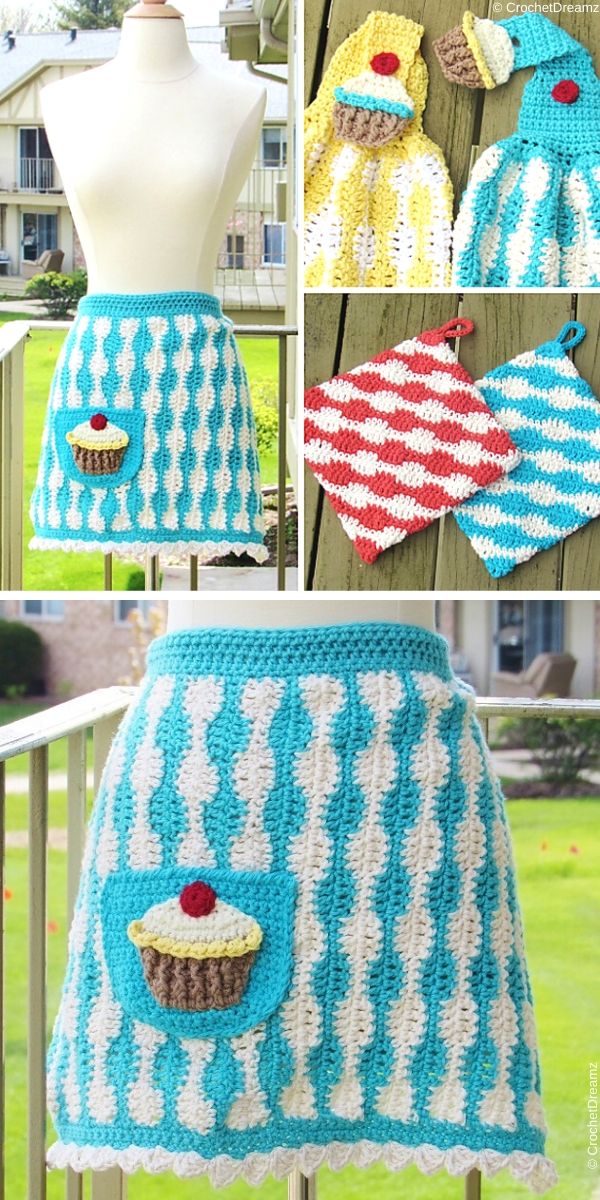Cute Crochet Aprons For Kids