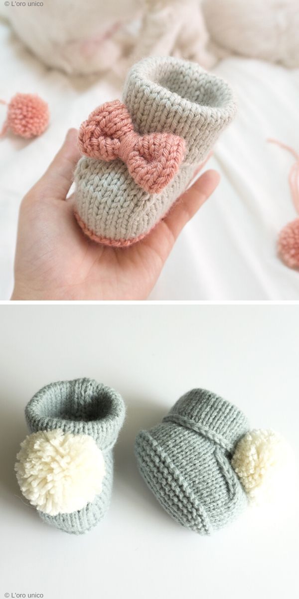 25+ Knit Baby Booties Pattern MalkeetChae