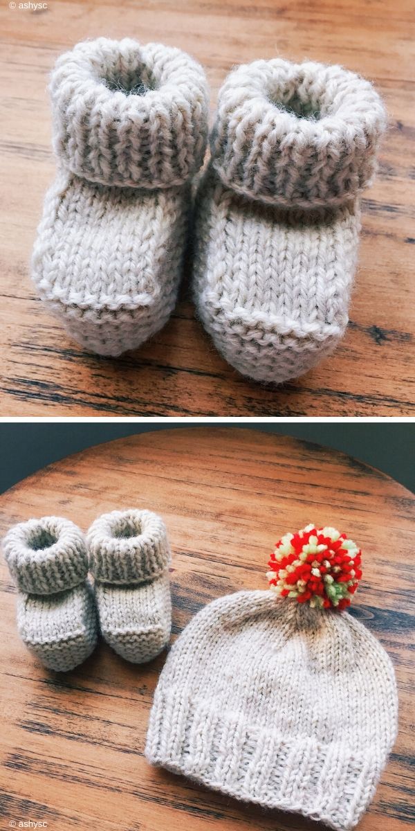 Sweet And Easy Knitted Baby Booties 1001 Patterns
