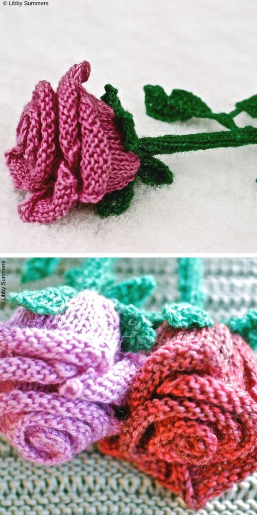 Knitted Spring Flowers