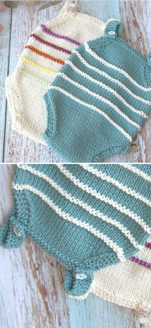 Cute Baby Onesie Knitting Pattern Ideas 1001 Patterns