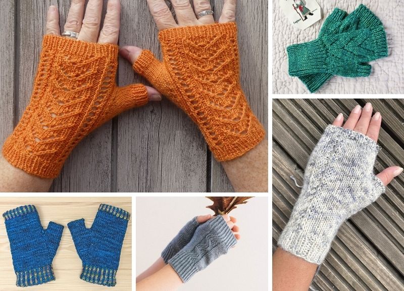 Knit Fingerless Gloves Tutorial