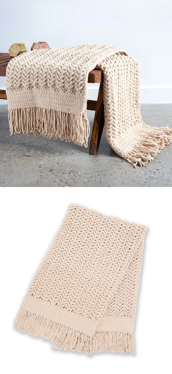 Super Chunky Neutral Crochet Blankets 1001 Patterns