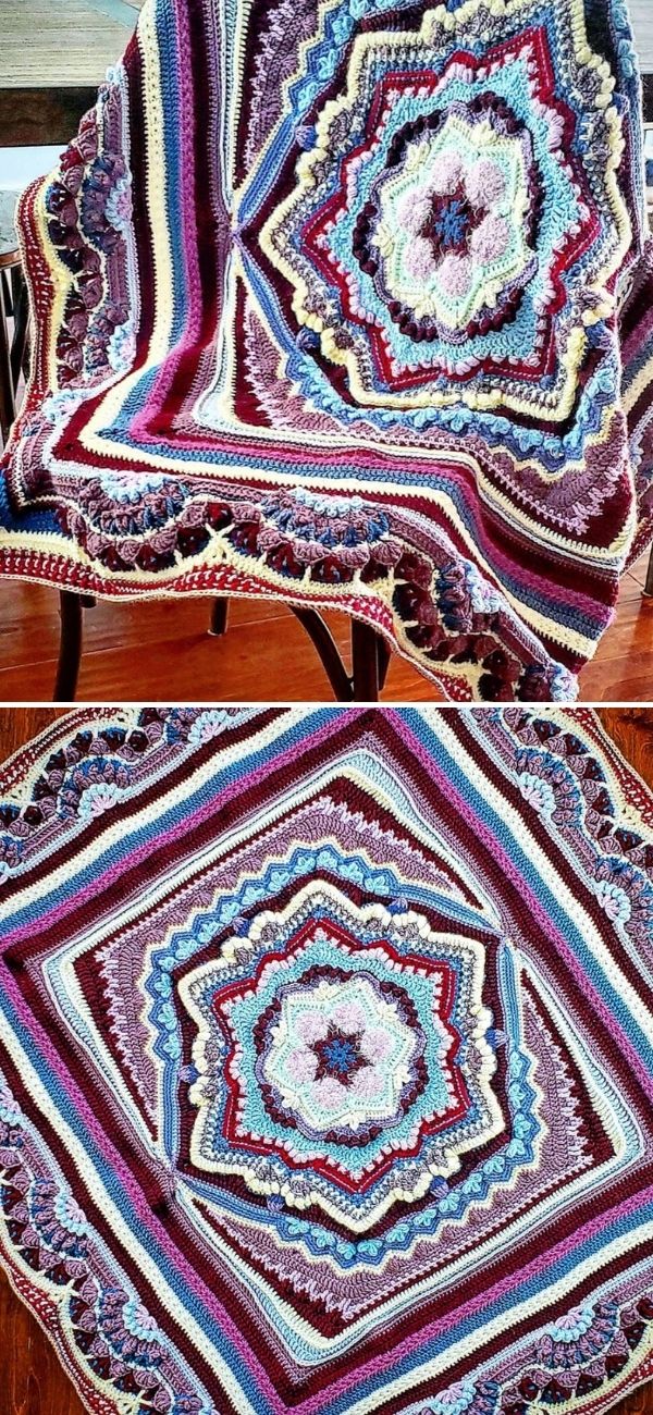 Cosmic CAL Ideas and Free Crochet Pattern 1001 Patterns