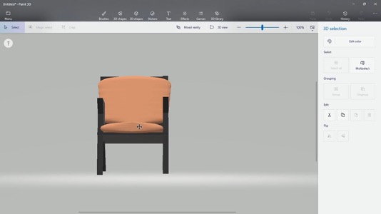 Tutorial Cara Membuat Gambar Kursi 2D Menjadi 3D