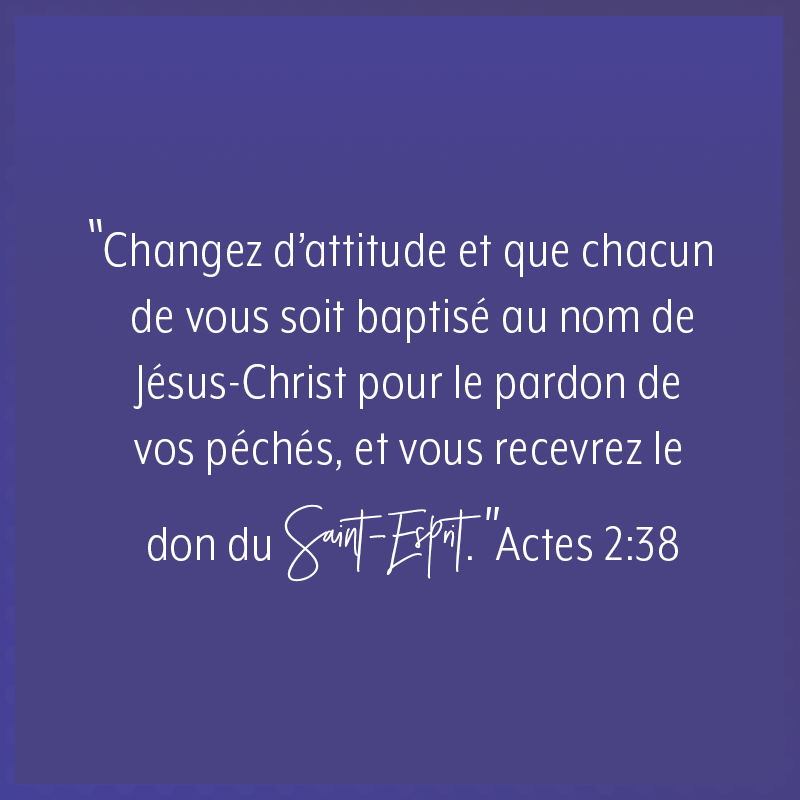 Le don du SaintEsprit 1001 versets