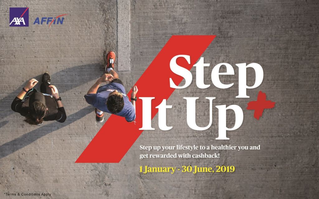 AXA AFFIN Rewards Healthy Lifestyle with Upgraded Step It Up+