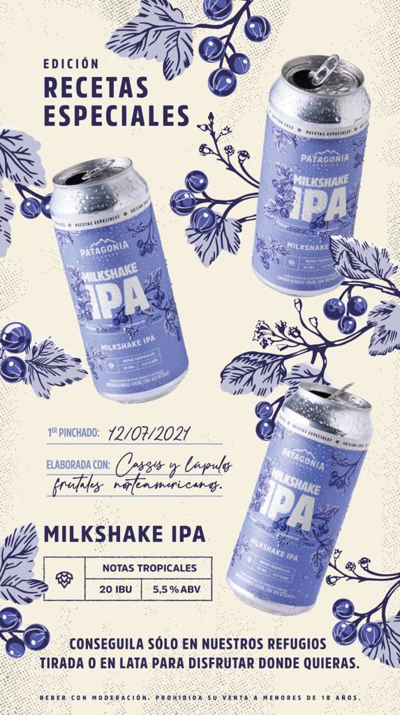 Milkshake Ipa nova cerveja do Bar da Patagônia, em Puerto Iguazú