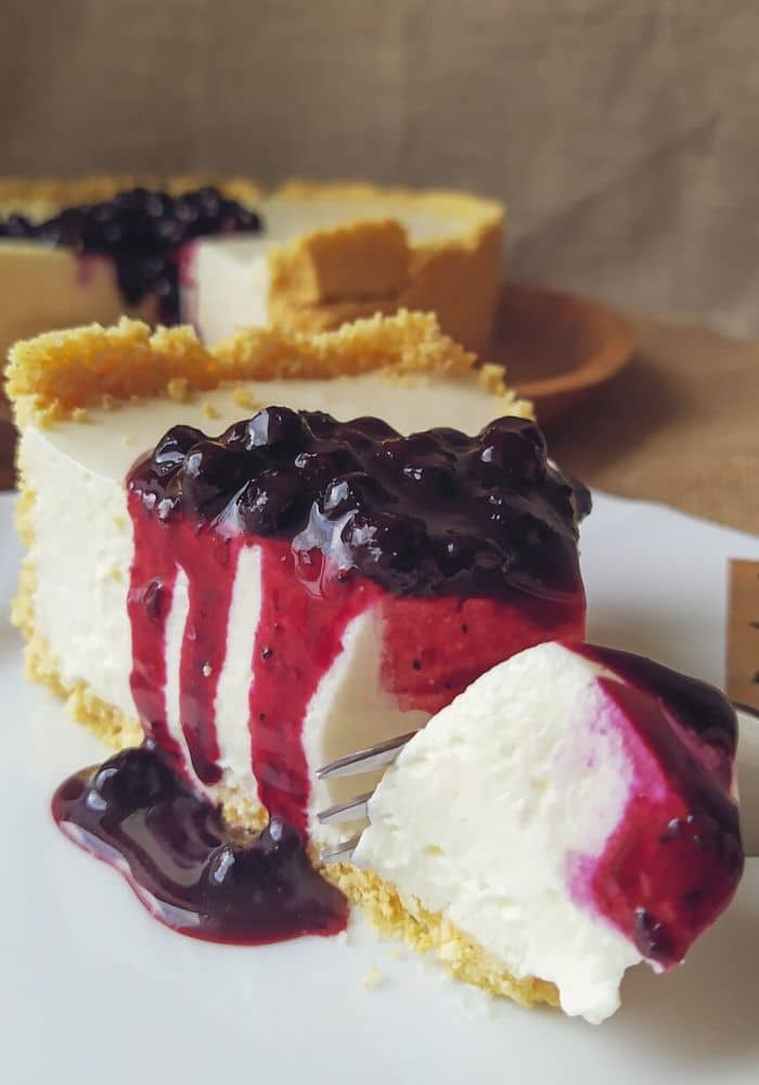 THE BEST NOBAKE CHEESECAKE RECIPE {100KRecipes}