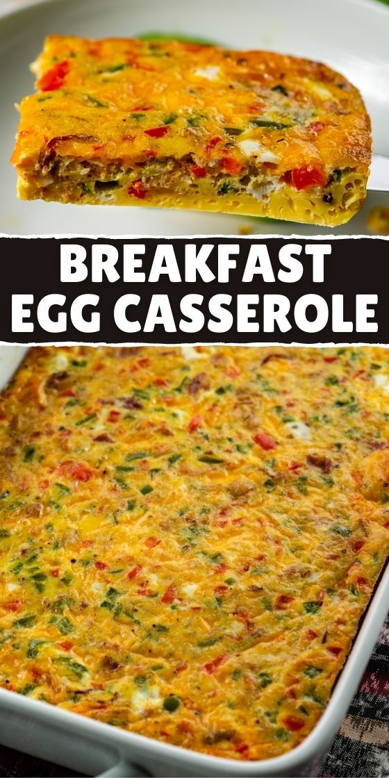 Easy Egg Casserole Recipe { Breakfast Casserole}