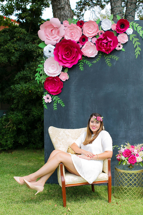 Paper flower bridal shower Wedding & Party Ideas 100 Layer Cake