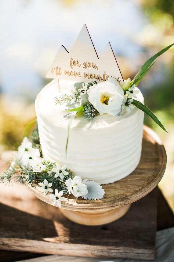 rustic mountain cake topper Wedding & Party Ideas 100 Layer Cake