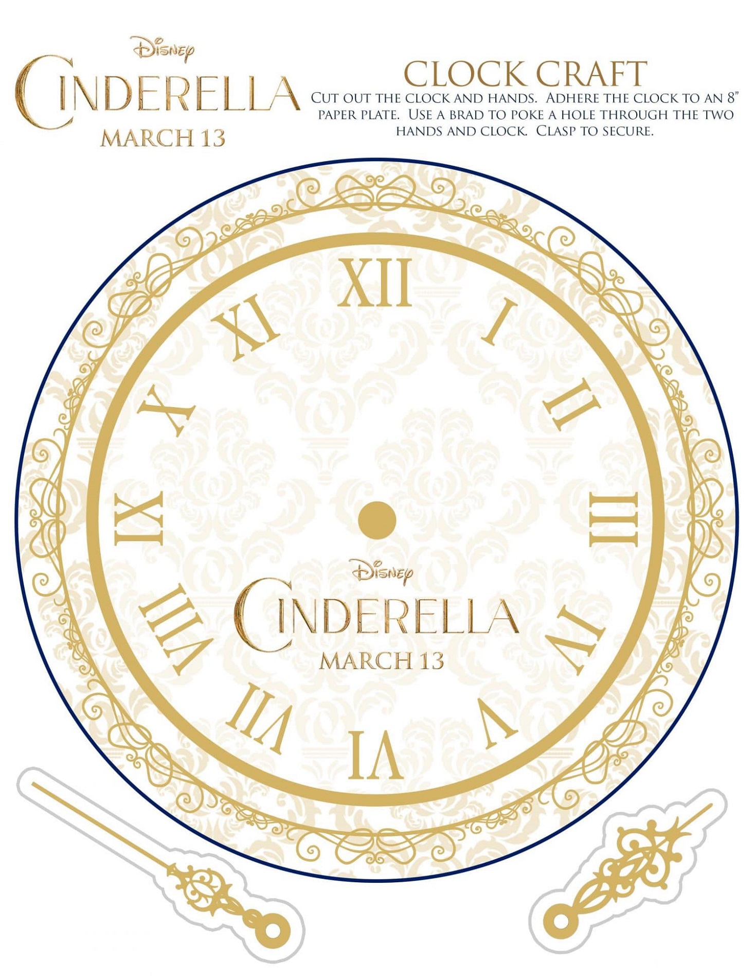 Printable Clock Templates 101 Activity