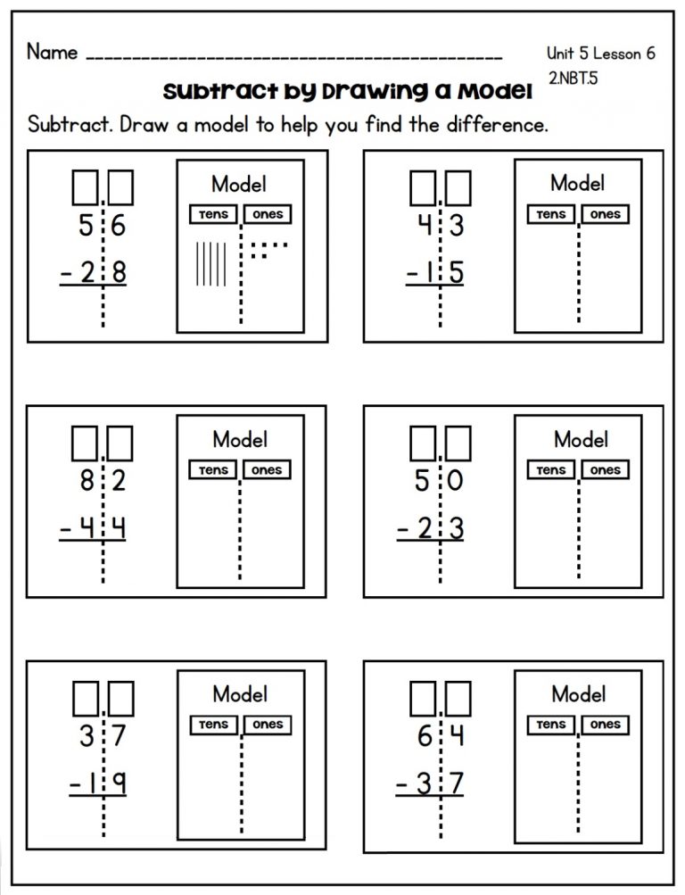 Two Digit Math Worksheets to Print | 101 Activity