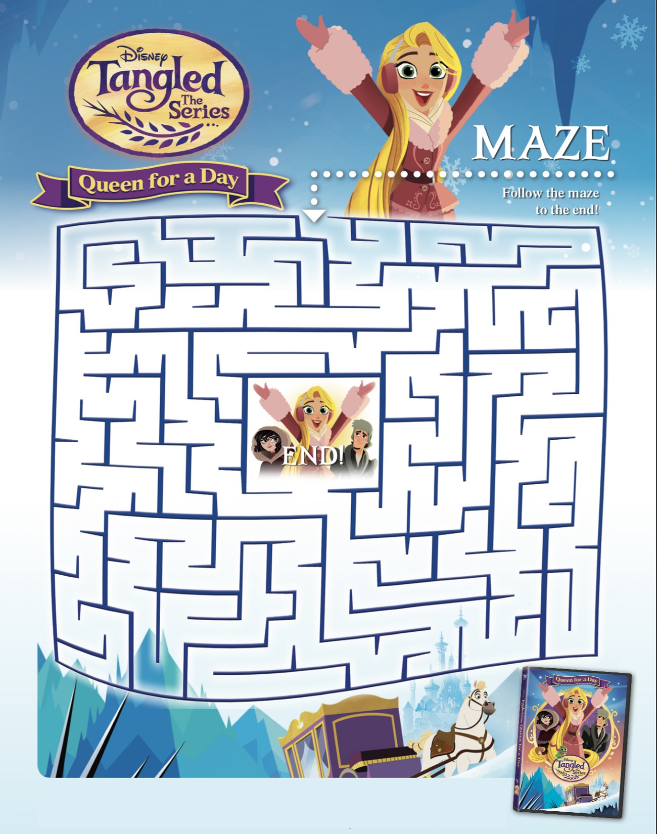 Tangled Printables for Kids 101 Activity
