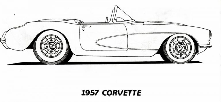 Printable Corvette Coloring Pages | 101 Activity