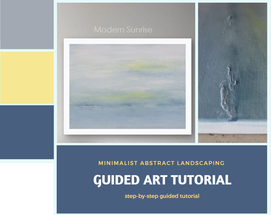 Easy StepbyStep Paint Abstract Landscape Art Tutorial 101 ARTISTS