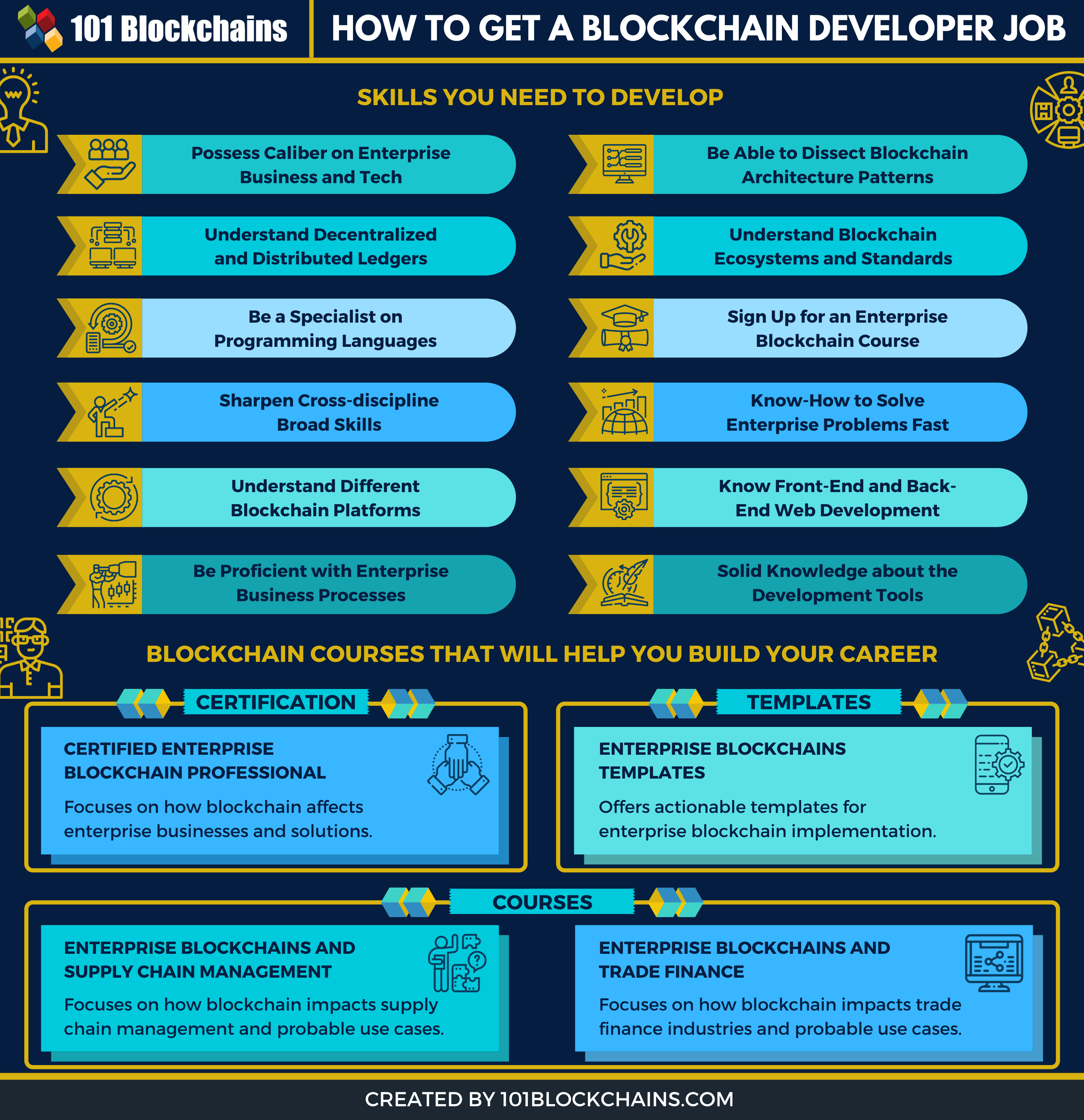 How To Land A Blockchain Developer Job? 101 Blockchains