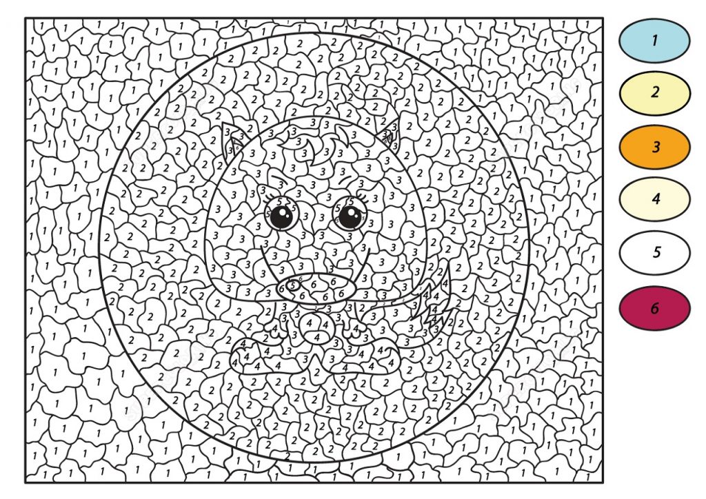 Color by Numbers for Adults 101 Coloring