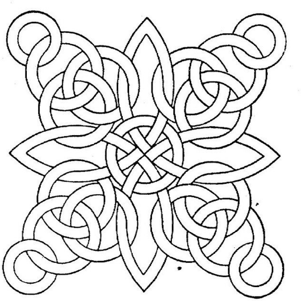 Simple Adult Coloring Pages