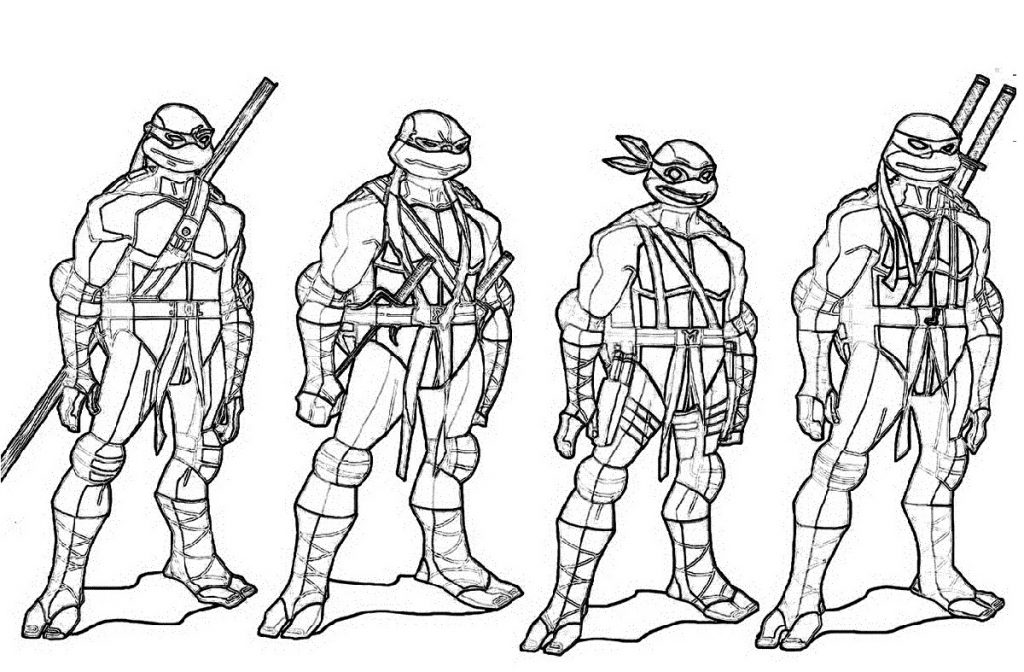 Mutant Ninja Turtles Coloring Pages 101 Coloring