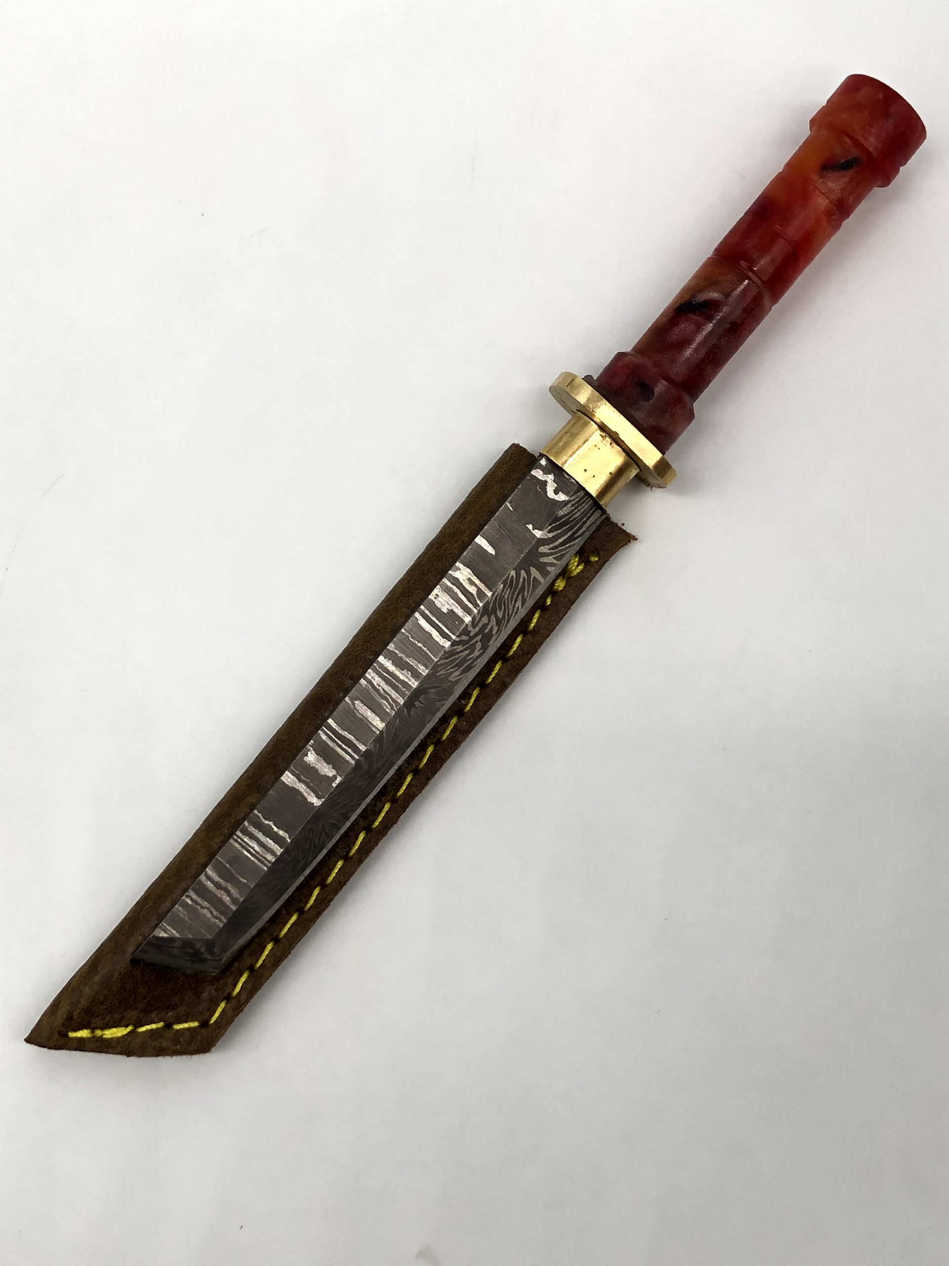 Damascus HK Knives Samurai Dabber 15 101 Glass Studio