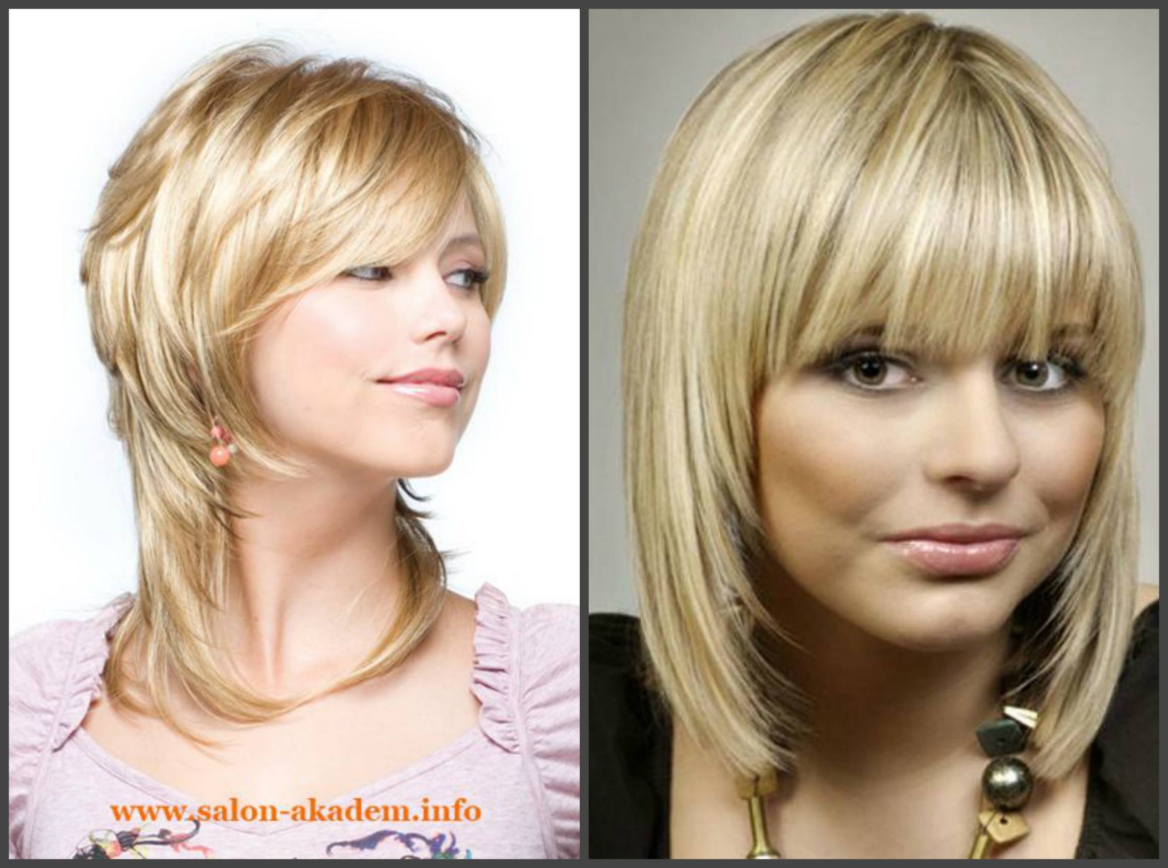 Колорирование на волосы средней длины как выглядят на