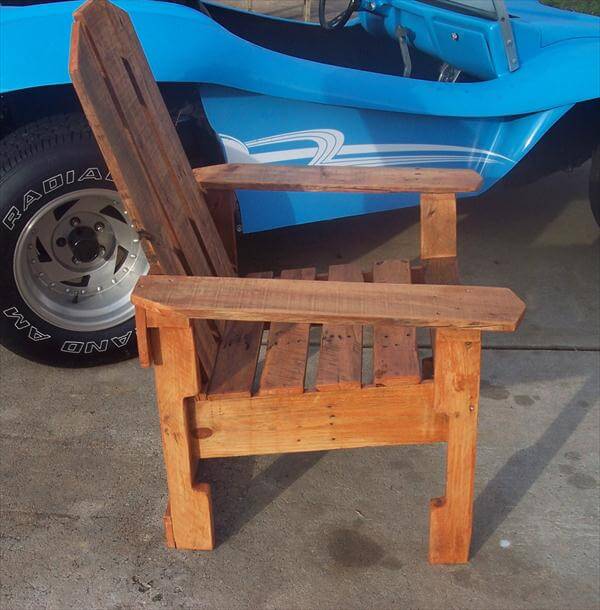DIY Pallet Designed Wood Chair 101 Pallets