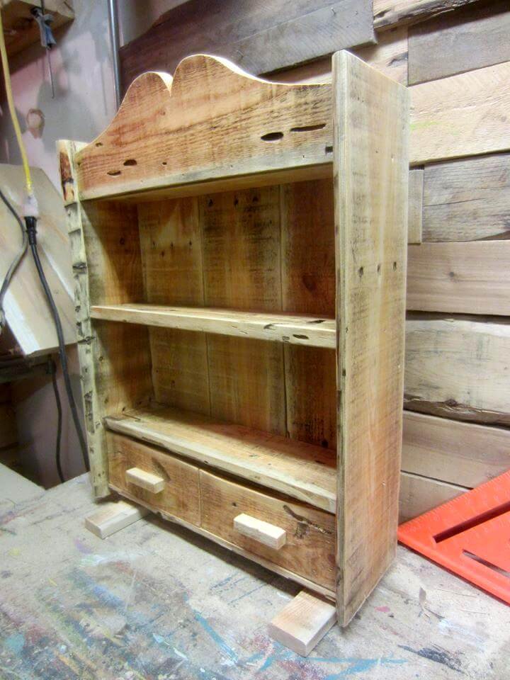 Rustic Pallet Spice Rack 101 Pallets