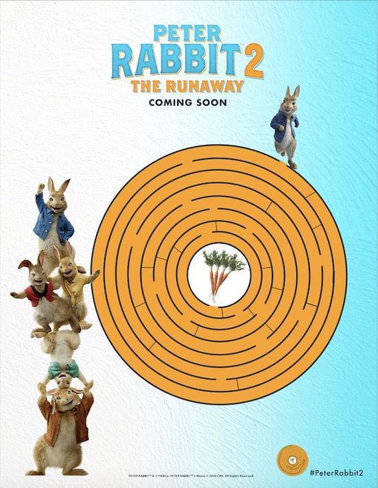 Peter Rabbit Easter Free Printable in PDF 101 Party Ideas