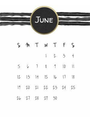 Free Printable June 2021 Calendar | Customize Online