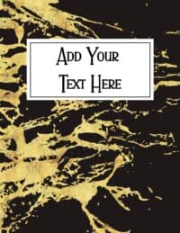 FREE Marble Binder Cover that can be Customized Online