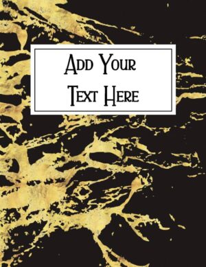 FREE Marble Binder Cover that can be Customized Online