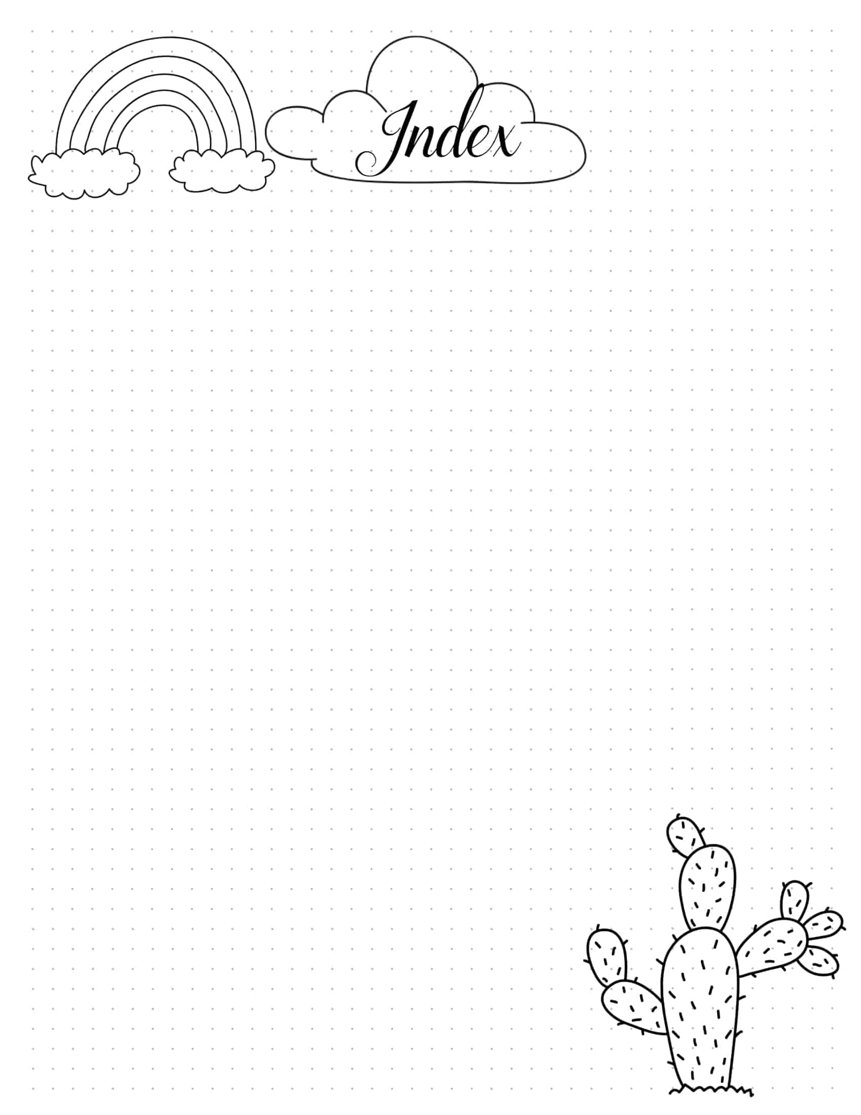 Bullet Journal Index How to Set it Up and How to Use it