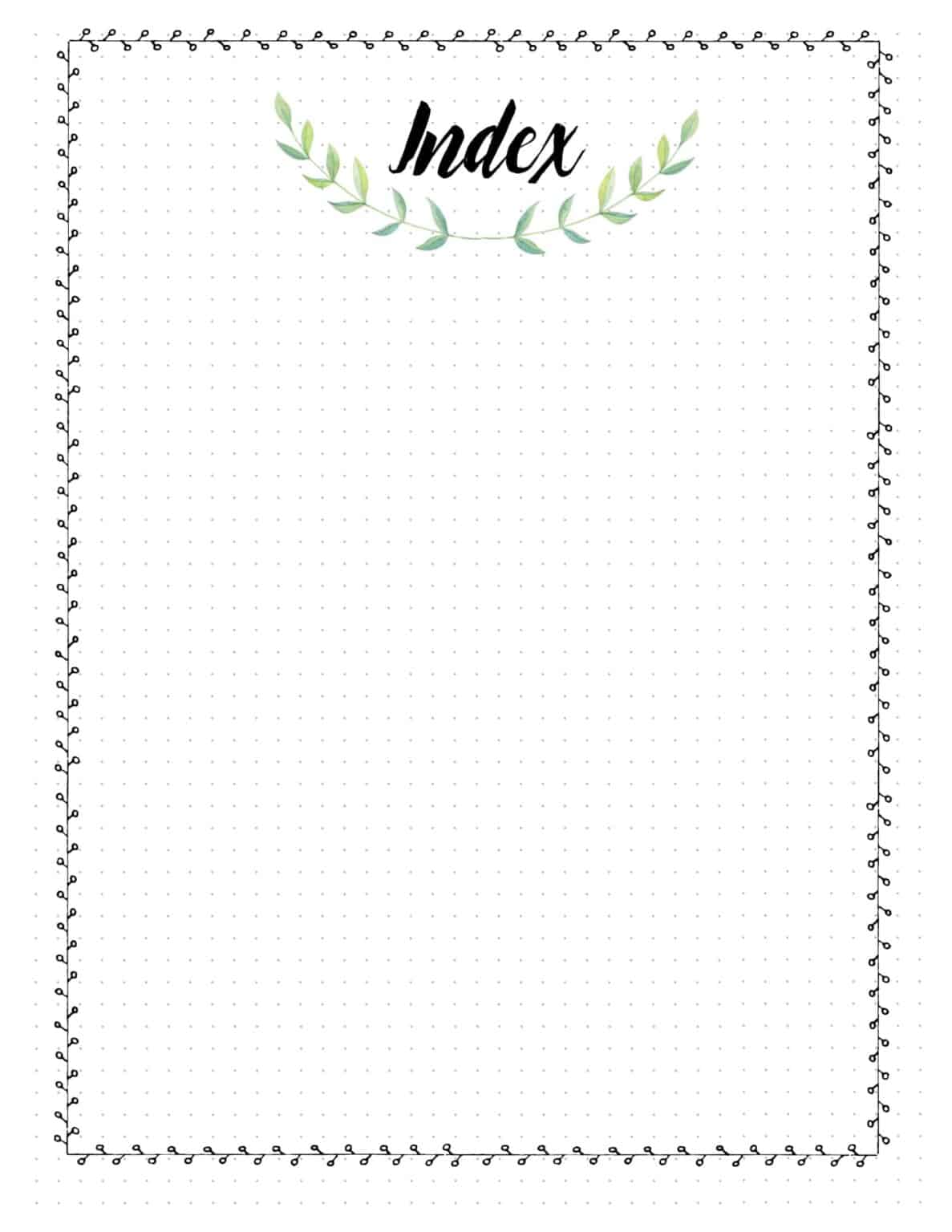 Bullet Journal Index How to Set it Up and How to Use it