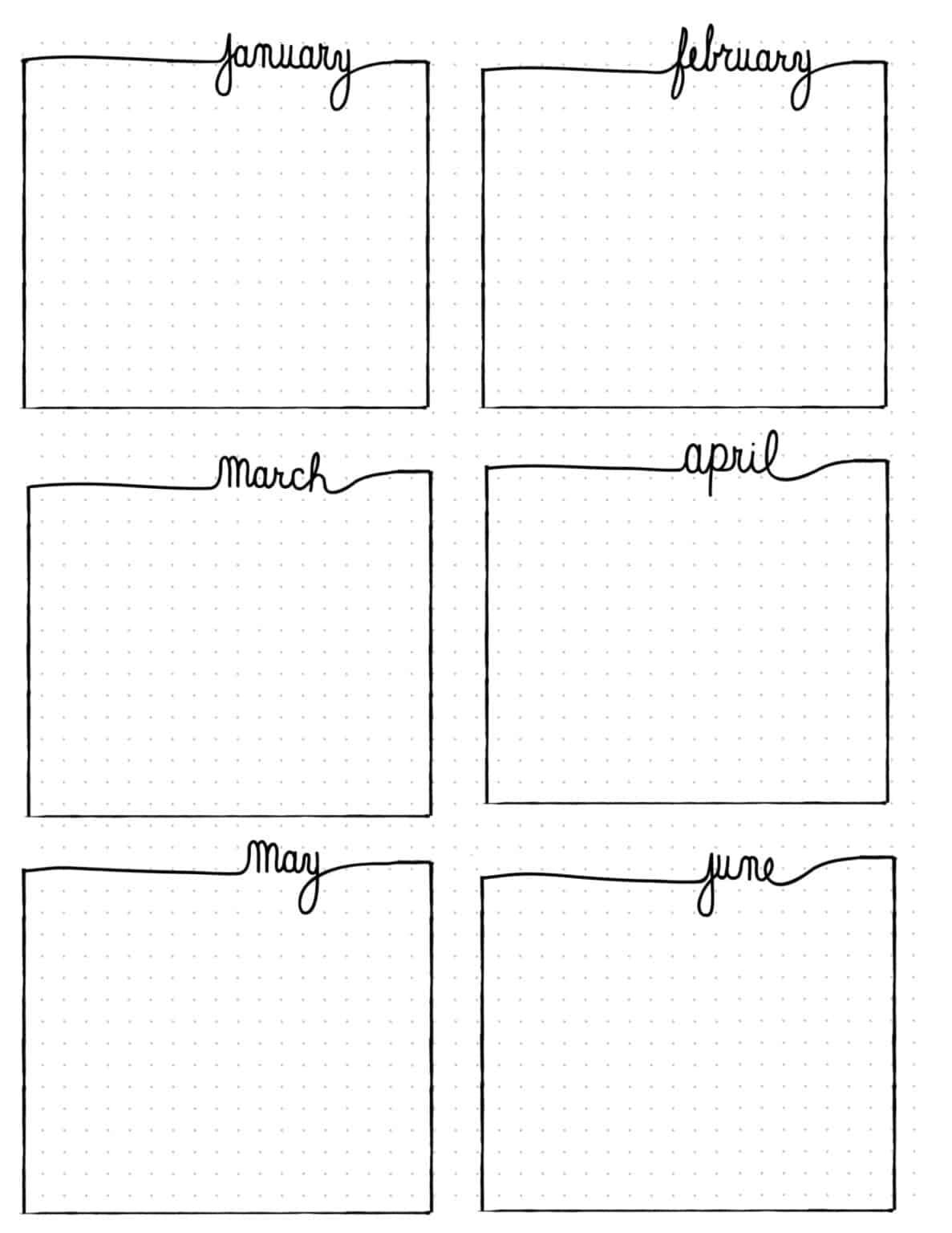 The Bullet Journal Future Log with Free Printables