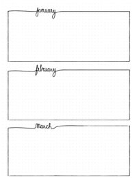 The Bullet Journal Future Log with Free Printables