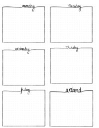 Bullet Journal Calendar | Free customizable printable