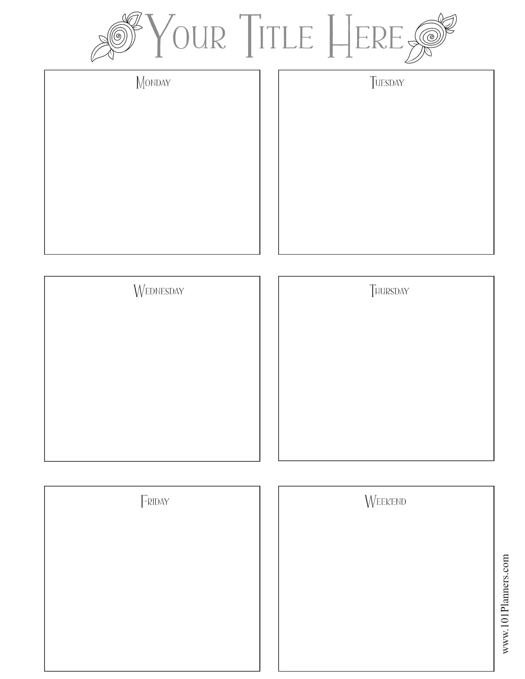 FREE Printable and Customizable Calendar Journal FREE Printable and Customizable Calendar Journal