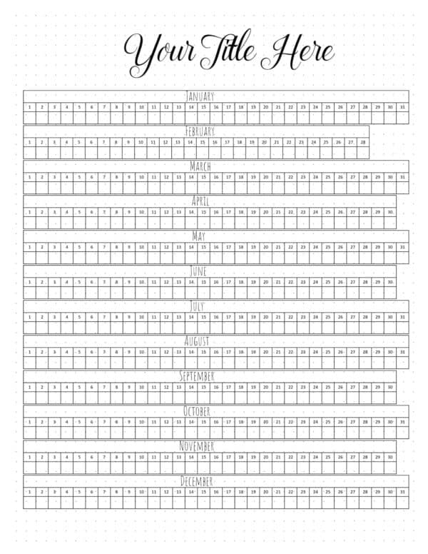 Bullet Journal Tracker Ideas | FREE Printable Templates