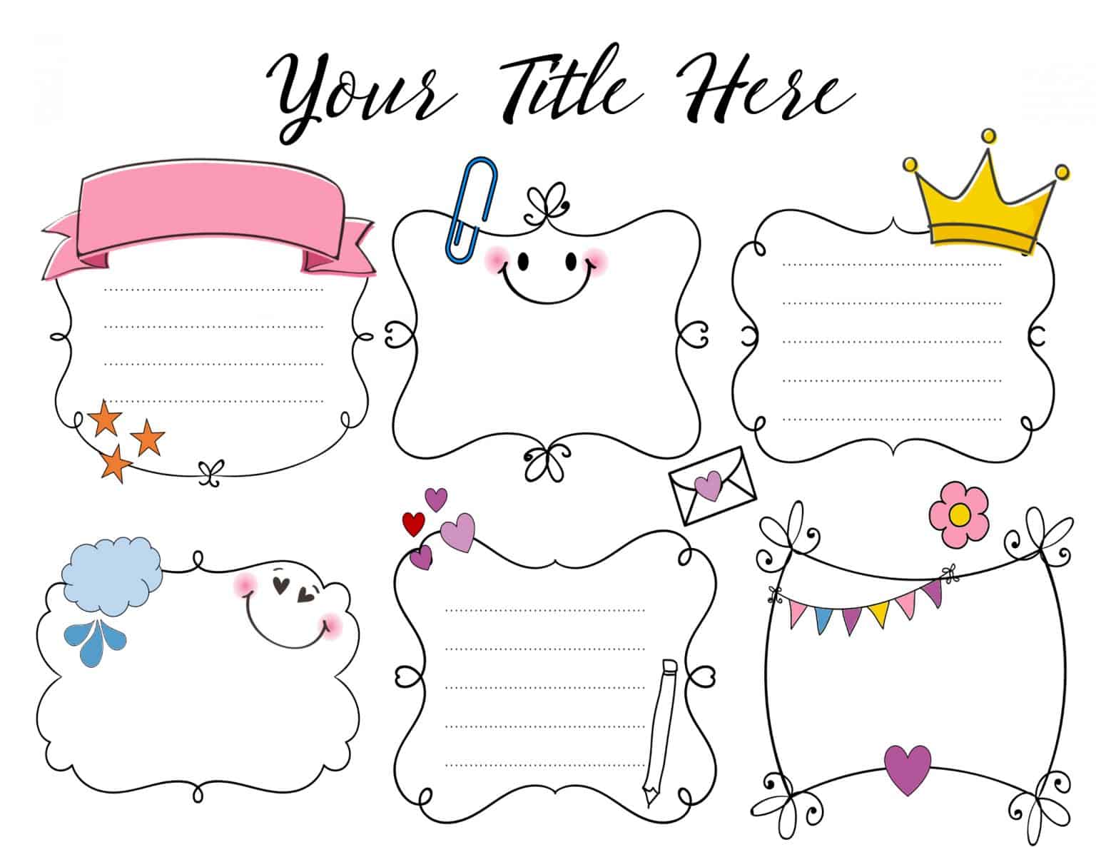 FREE Printable Cute Planner &amp; Calendar | Customize Online