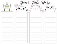 FREE Printable Cute Planner &amp; Calendar | Customize Online