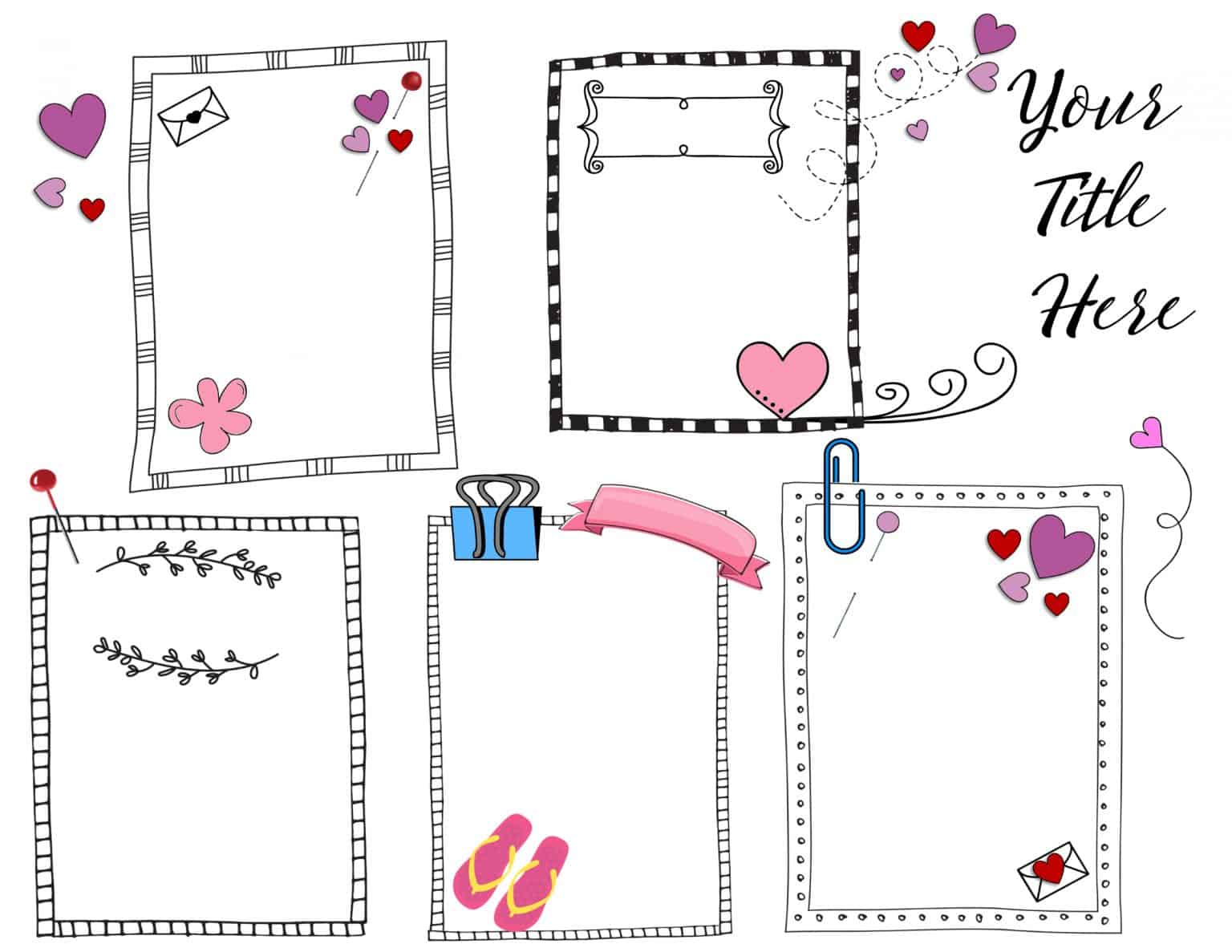 FREE Printable Cute Planner &amp; Calendar | Customize Online